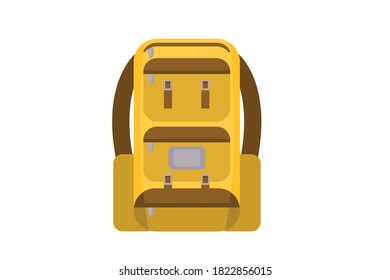 Vektorgrafik einer Bergtasche