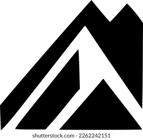 ilustración vectorial del icono de montaña