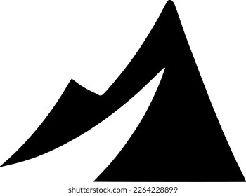 vector illustration of mountain icon