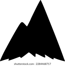 vector illustration of mountain icon