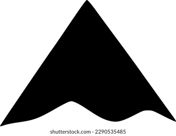 vector illustration of mountain icon