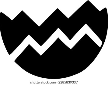 vector illustration of mountain icon use for website