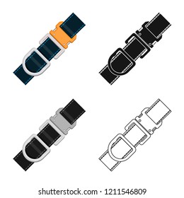 Vector illustration of mountaineering and peak icon. Collection of mountaineering and camp stock vector illustration.