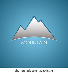 vector illustration of mountains, mountain logo, mountain design, mountain concept