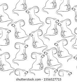 
vector illustration mouse cover pattern