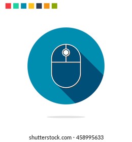 Vector illustration of mouse icon