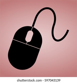 Vector illustration of Mouse vector symbol
