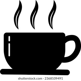 ilustración vectorial de una taza sobre un fondo transparente