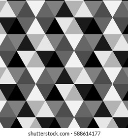 Vector illustration of multicolor triangle pattern