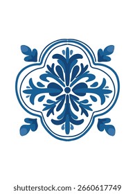 Ilustración vectorial de patrón geométrico de azulejo multicolor