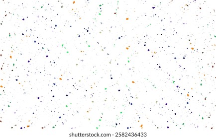 Vector illustration of Multi-colored tinsel, confetti fall from the sky on a transparent and white , blue colour background. Celebration of happy birthdays, parties, and holidays.
