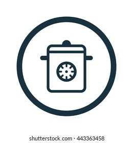 Vector illustration of multicooker icon