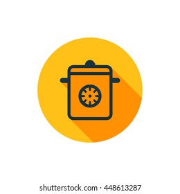 Vector illustration of multicooker icon