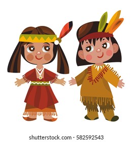 Vector Illustration Multicultural National Children Stock Vector ...