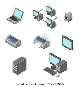A vector illustration of multimedia icons. Multimedia icons. Multimedia technology Icon set.
