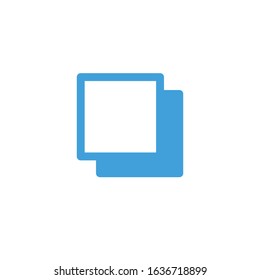 Vector illustration, multimedia next page button icon template.  