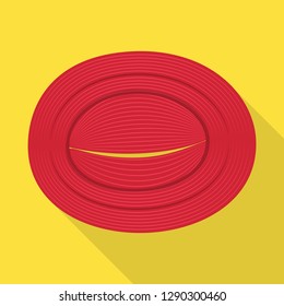 Vector illustration of muscle and cells logo. Collection of muscle and anatomy stock vector illustration.