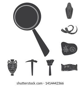 Vector illustration of museum and attributes  icon. Collection of museum and historical stock vector illustration.