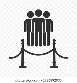 Vector illustration of museum icon in dark color and transparent background(PNG).