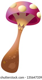 Vektorgrafik eines Pilzes
