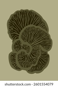 vector illustration of a mushroom
