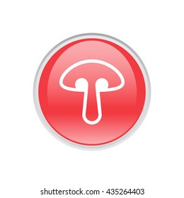 Vector illustration of mushroom icon