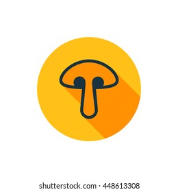 Vector illustration of mushroom icon