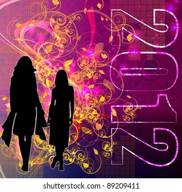 Vector illustration of music background