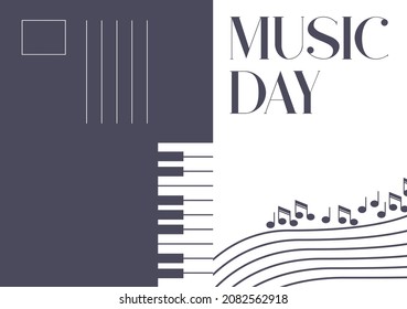 Vector Illustration for Music Day