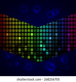 Vector illustration of a music equalizer