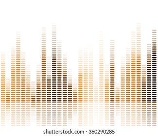 Vector Illustration of a Music Equalizer
