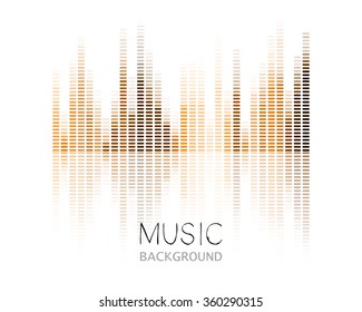 Vector Illustration of a Music Equalizer