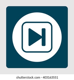 Vector illustration of music front icon. Premium quality web icon