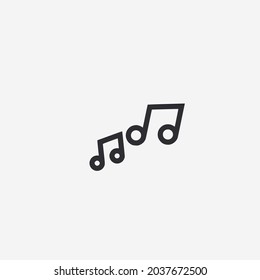 Vector illustration of music icon