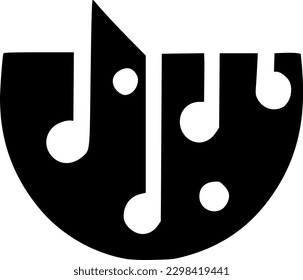 Vektorgrafik von Musiksymbol
