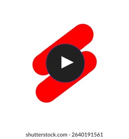 vector illustration for music logo, application, website, mobile, red, black, so elegant and simple, Indonesia.