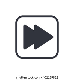 Vector illustration of music next icon