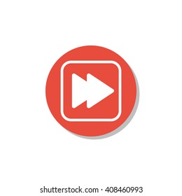 Vector illustration of music next icon. Premium quality web icon