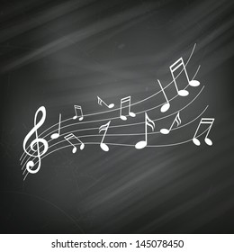 Vector Illustration of Music Notes