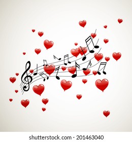 Vector Illustration of Music Notes