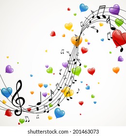 Vector Illustration of Music Notes