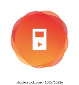VECTOR ILLUSTRATION OF MUSIC PLAYER CONCEPT