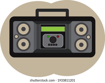 vector illustration of music sound

