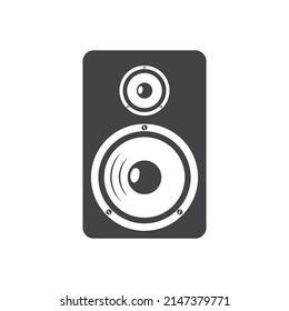 ilustración vectorial del icono del altavoz de diseño plano.