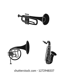 Vector illustration of music and tune icon. Collection of music and tool stock symbol for web.