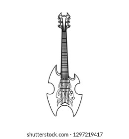 Vector illustration of music and tune logo. Collection of music and tool stock vector illustration.