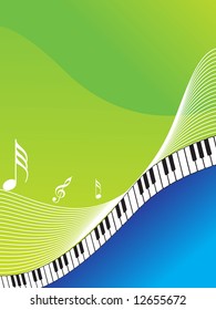 vector illustration of musical abstract background