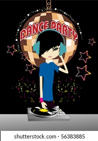 vector illustration of musical background
