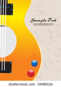 vector illustration of musical background
