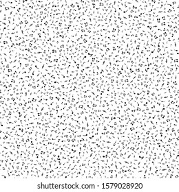 vector illustration musical background, noti